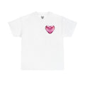 Heart Tee - White & Pink